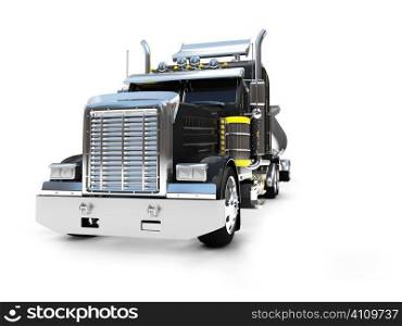 isolated big car on a white background