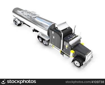 isolated big car on a white background