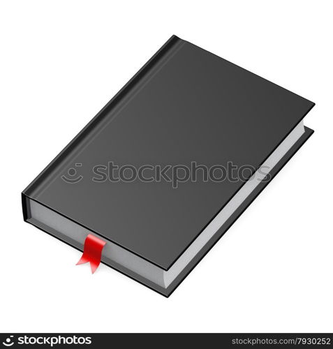 Isolated black book