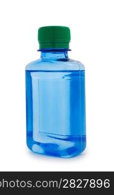 isolated blue bottle hemical