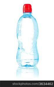 isolated bottle of water