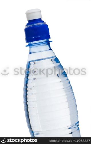 Isolated bottle of water