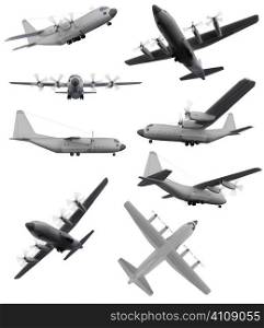 Isolated collection of aircraft