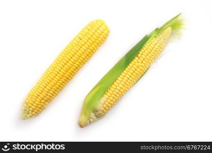 Isolated corn. Healthy eating. Element of design.