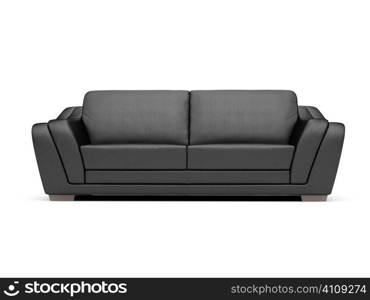 isolated couch over white background