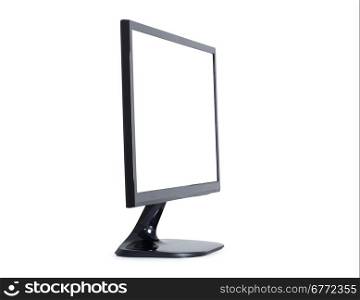 isolated flat screen tv