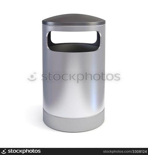 isolated garbage pail
