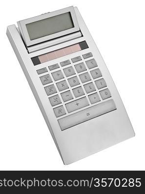 isolated gray calculator