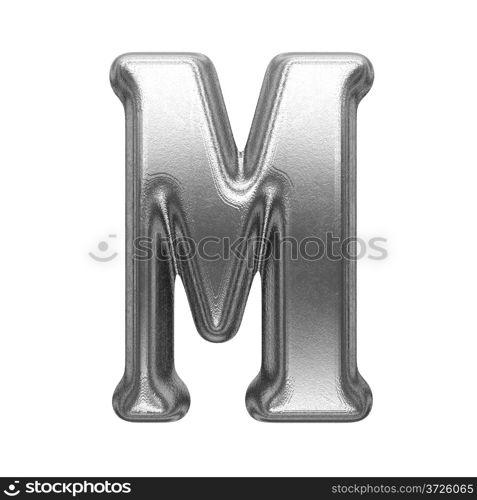 isolated metal figure