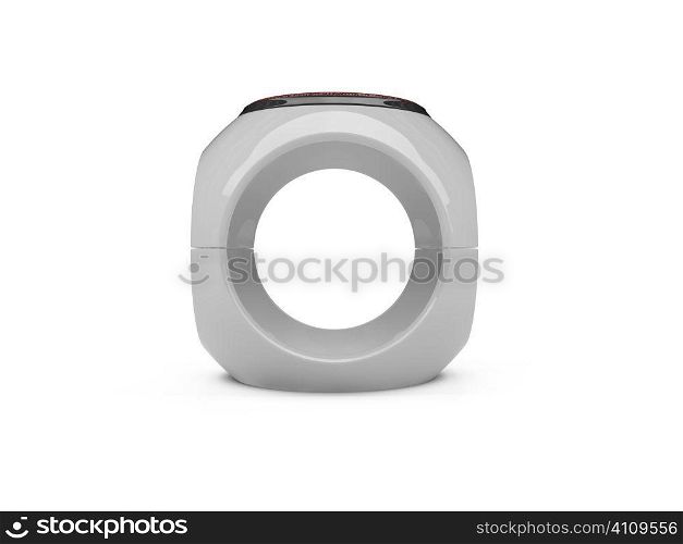 isolated modern furniture on white background