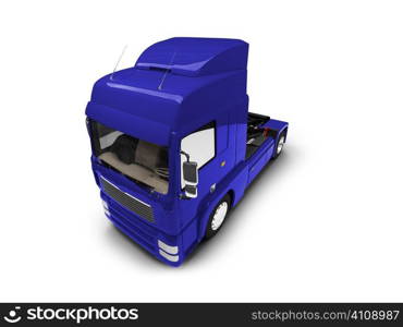 isolated monster truck on white background