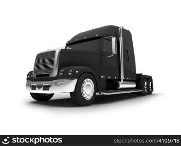 isolated monster truck on white background