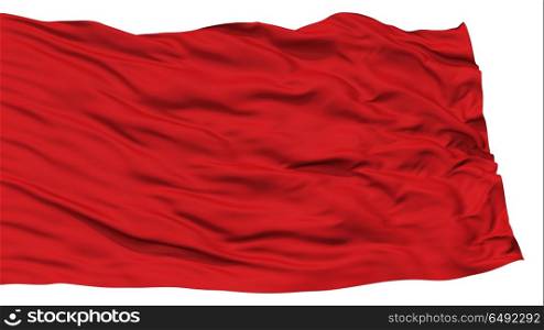 Isolated Muscat City Flag, Capital City of Oman, Waving on White Background, High Resolution