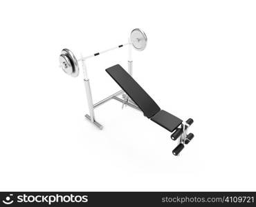 isolated muscle machine on a white background