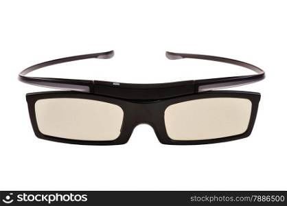isolated object on white - 3d eyeglasses