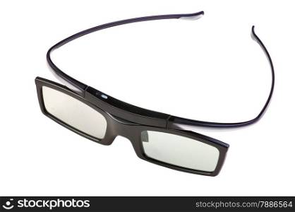 isolated object on white - 3d eyeglasses