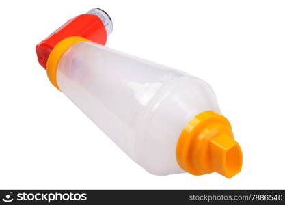 isolated object on white - Asthma inhaler