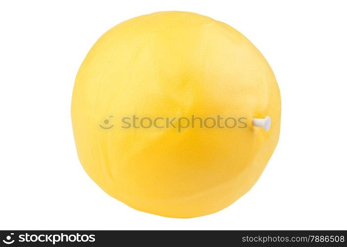 isolated object on white - ball for fitness