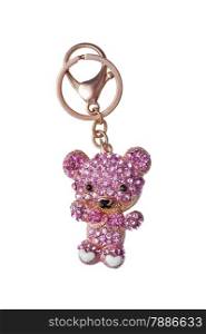 isolated object on white - Keychain bear