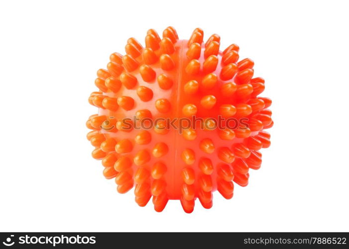 isolated object on white - massage ball