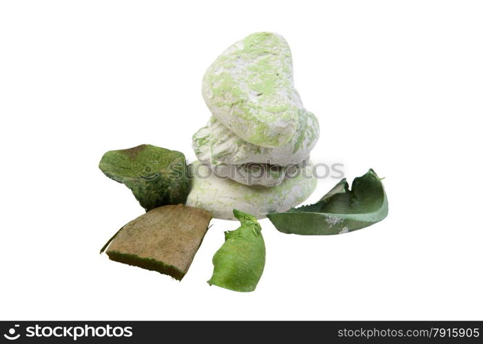 isolated object on white - small perfumed bag