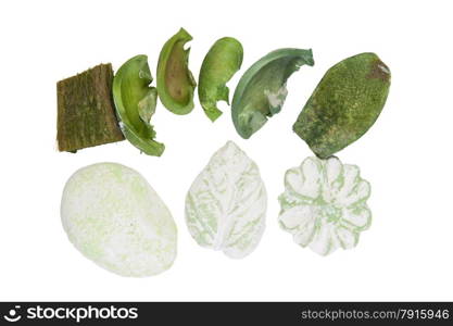 isolated object on white - small perfumed bag