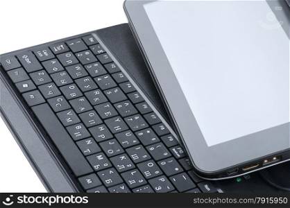 isolated object on white - tablet computer