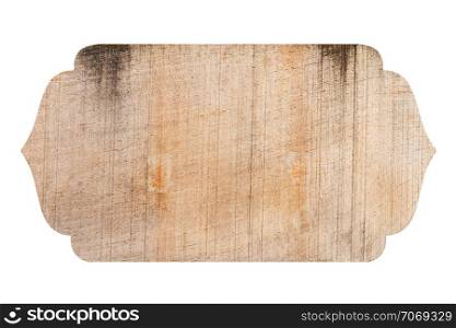 Isolated of Teak Wood Plank