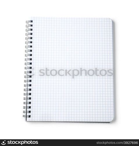 isolated recycle paper book on white. with clipping path