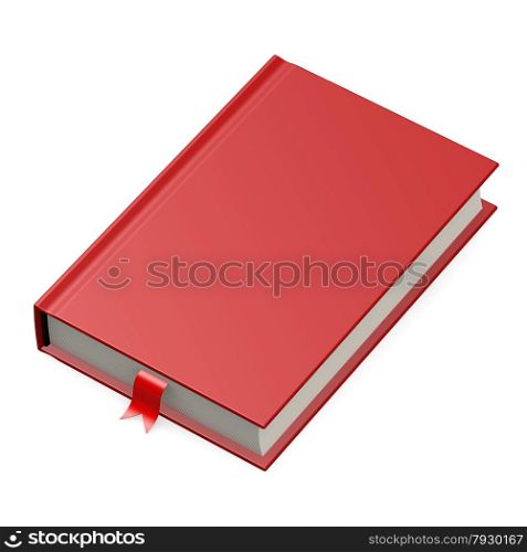 Isolated red book
