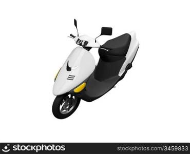 isolated scooter