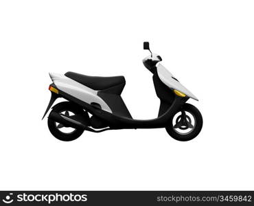 isolated scooter