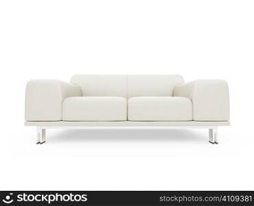 isolated sofa over white background