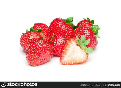 Isolated strawberrys