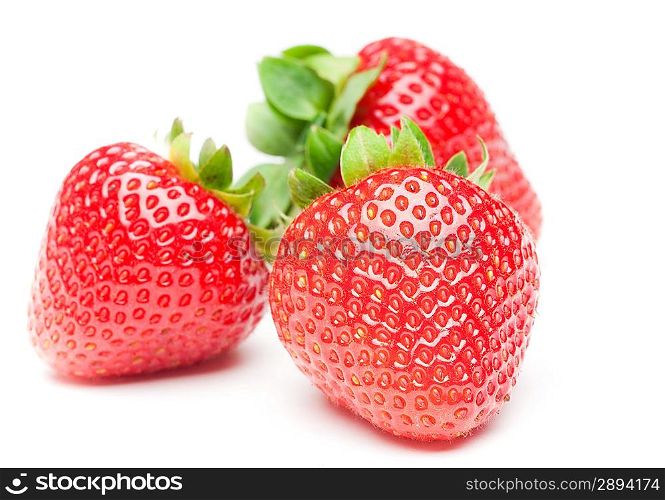 Isolated strawberrys