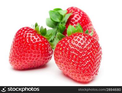 Isolated strawberrys