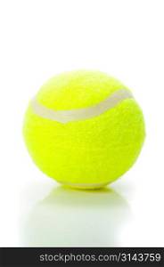 Isolated tennis ball