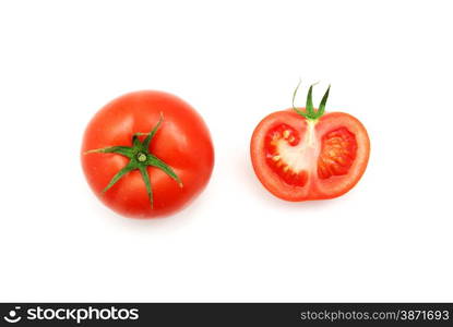 Isolated tomato. Element of design.