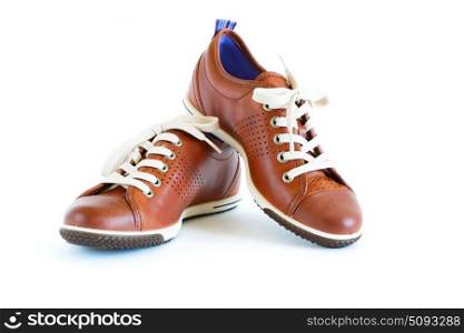 isolated unisex modern style jogging shoes