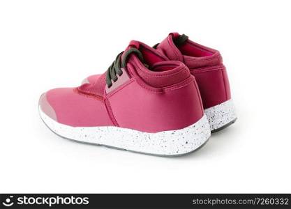 isolated unisex modern style sport shoes