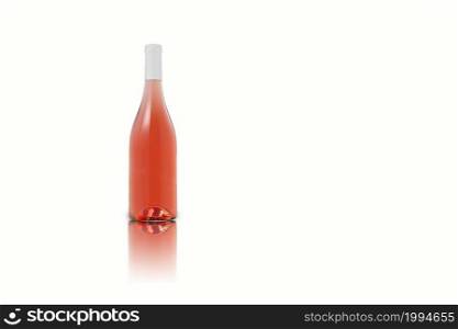 Isolated various of wine bottle on white background, fit for your design element.3D rendering.