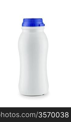 isolated white bottle