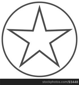 Isolated yellow star icon, ranking mark. Isolated gray and black star icon, ranking mark. Modern simple favorite sign, decoration symbol for website design, web button, mobile app.