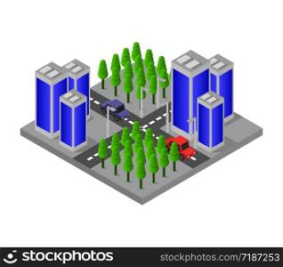 isometric skyscraper