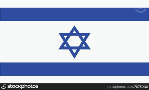 israel Flag for Independence Day and infographic Vector illustration.