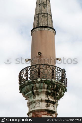 istanbul city turkey mosque minaret Islam tower detail