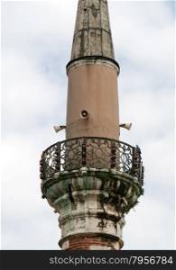 istanbul city turkey mosque minaret Islam tower detail