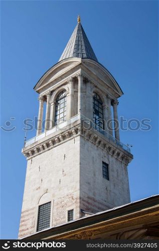 Istanbul, Topkapi Palace, second courtyard , the Tower of Justice