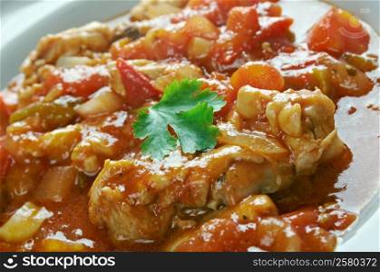 Istrian Chicken Goulash - Originally a Hungarian dish.called Istria, that is next to the Adriatic coast