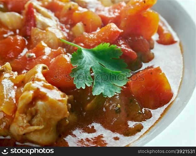 Istrian Chicken Goulash - Originally a Hungarian dish.called Istria, that is next to the Adriatic coast